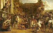 the entrance of george iv at holyrood house, Sir David Wilkie